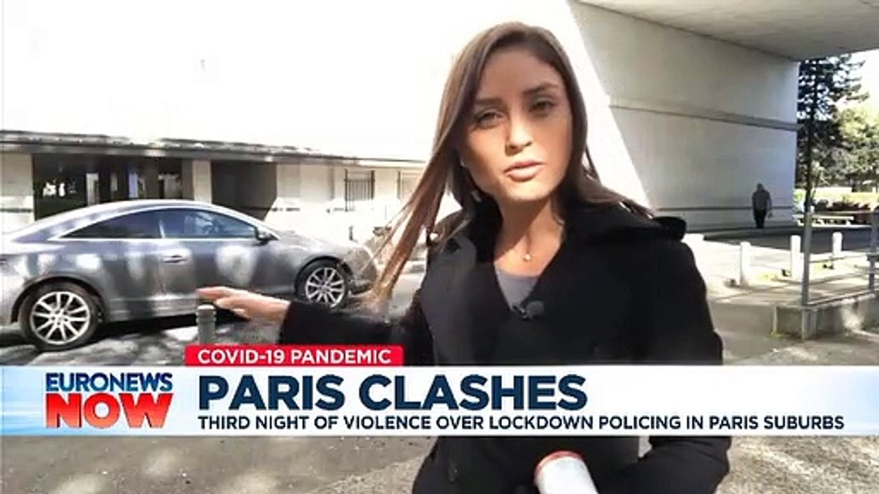 Lockdown conditions spark more unrest in Paris suburbs as Police accused of heavy-handedness