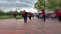 ABD'de Beyaz Saray önünde hemşirelerden 'koruyucu ekipman' protestosu