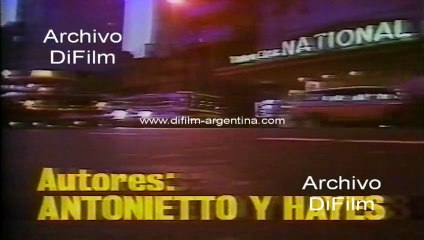 Promo televisiva Hola Crisis! con Claudio Garcia Satur 1989