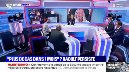 Story 1 : le Pr Raoult estime possible qu'il n'y ait "plus de cas dans un mois" – 22/04