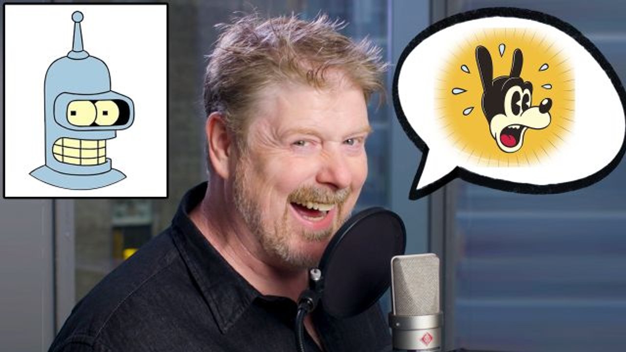 John DiMaggio (Futurama's Bender) Improvises 11 New Cartoon Voices