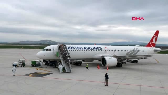 KÜTAHYA Sudan ve Pakistan'dan gelen 313 Türk, Eskişehir ve Kütahya'da yurda yerleştirildi