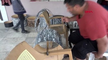 AYDIN Hem davul imal ediyor hem de ramazanda davul çalıyor