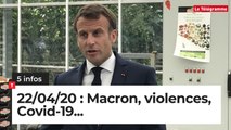 Macron, violences, Covid-19... Cinq infos bretonnes du 22 avril