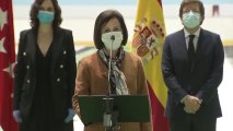 El emocionado discurso de Margarita Roblés en el cierre de la morgue del Palacio de Hielo