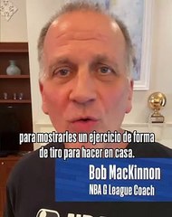 Form Shooting Drill with Bob MacKinnon (Spanish Subtitles)