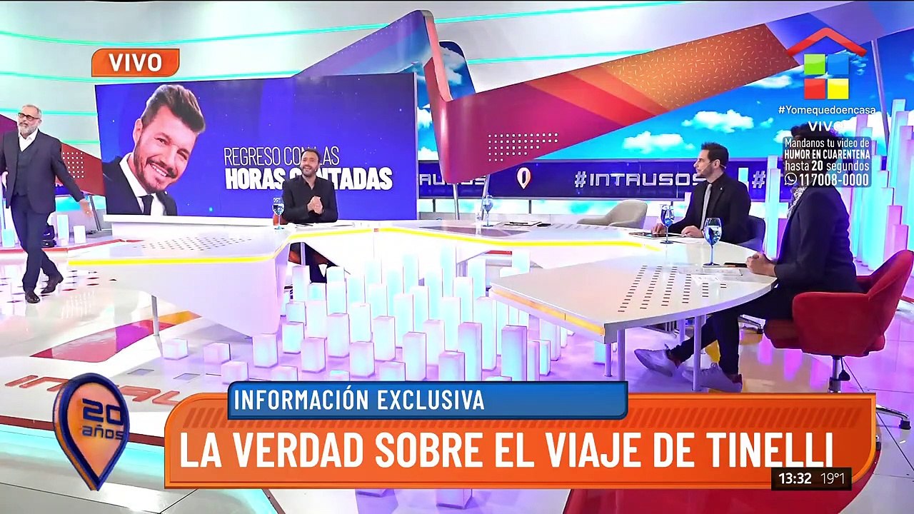 Intrusos | Marcelo Tinelli ya está en su casa de Buenos Aires