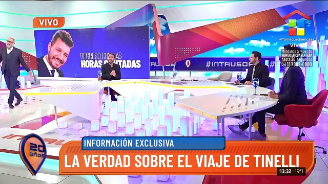 Intrusos | Marcelo Tinelli ya está en su casa de Buenos Aires