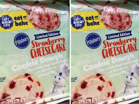 Pillsbury Blesses Us With Edible Strawberry Cheesecake Cookie Dough