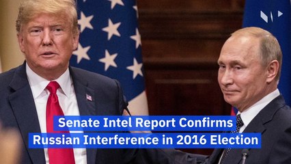 Senate Intel Report Confirms Russian Interference in 2016 Election