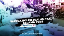 Warga Diizinkan Jualan Takjil Selama Ramadan 1441 H