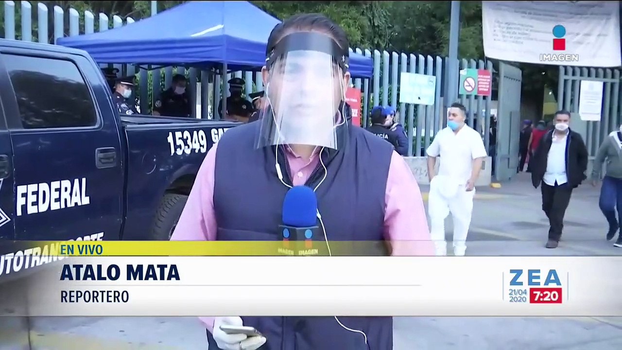 Elementos de la Guardia Nacional ya se despliegan en hospitales de la CDMX