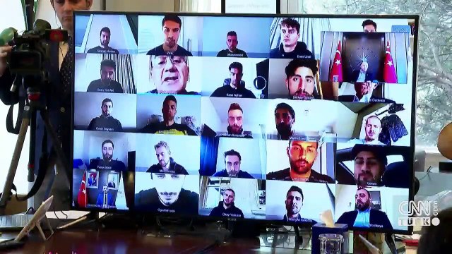 Cumhurbaşkanı Erdoğan A Milli Futbol Takımı oyuncularıyla görüştü