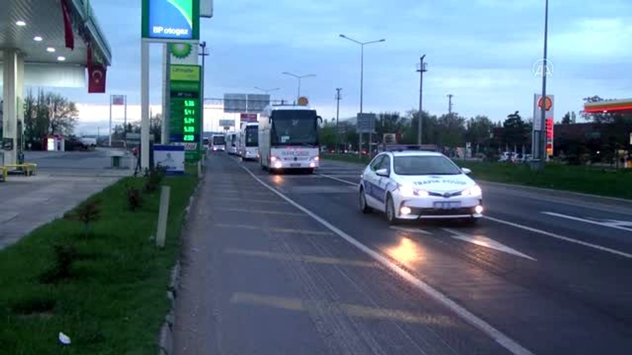 Kuveyt'ten getirilen 348 Türk vatandaşı yurda yerleştirildi