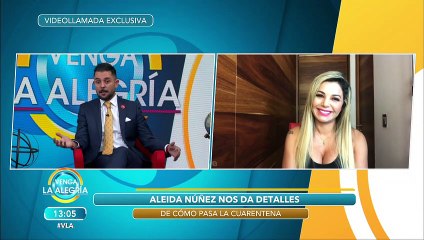 EN EXCLUSIVA Aleida Núñez nos revela sus secretos en esta cuarentena | Venga La Alegría