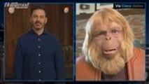 Jimmy Kimmel Hilariously Interviews Dr. Zaius from 'Planet of the Apes' | THR News