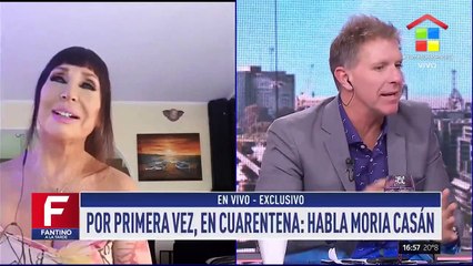 Por primera vez, en cuarentena: habla Moria Casan