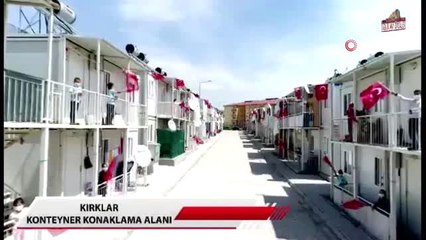 Bakan Soylu'dan konteyner kentte 23 Nisan coşkusu paylaşımı