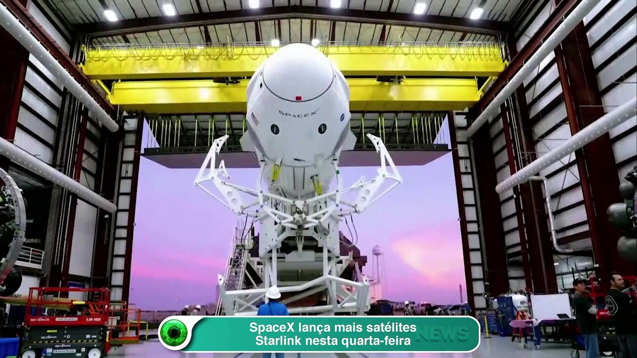 SpaceX lança mais satélites Starlink nesta quarta-feira