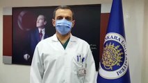 Görev başındaki sağlık çalışanlarından 23 Nisan videosu