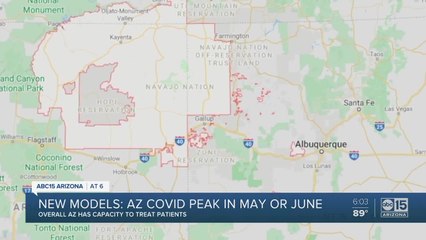 New models indicate Arizona's COVID-19 peak may be in May or June