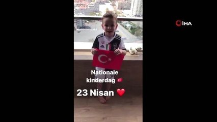 Campanharo ve Ben Rienstra'nın çocukları da 23 Nisan coşkusuna ortak oldu