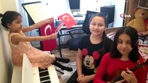 İstanbul'daki çocuklar 23 Nisan'ı ilk kez evde kutladı
