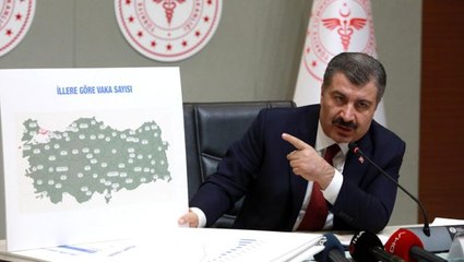 Bakan Koca: İstanbul, Bursa, Kocaeli, İzmir ve Bursa virüste pik yaptı