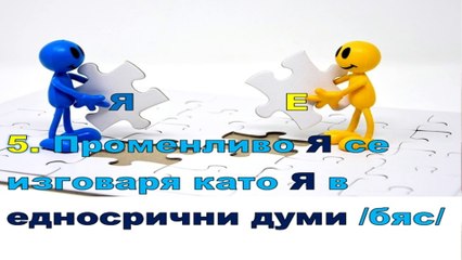 Я или Е - правопис /правила и упражнения/