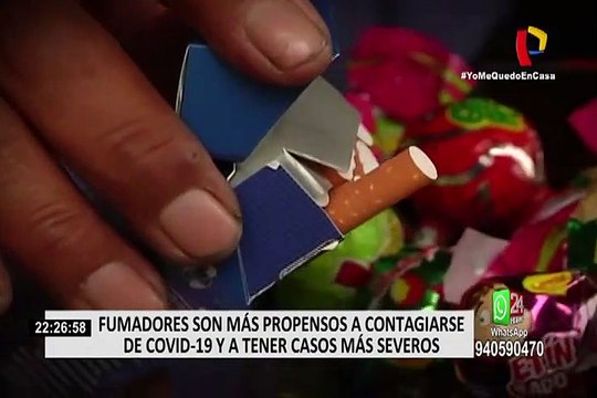 Los fumadores son más propensos a contraer el coronavirus, según el Minsa