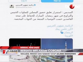 Masjidil Haram dan Nabawi Tutup Selama Ramadan