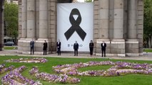 Minuto de silencio del ayuntamiento de Madrid por los fallecidos