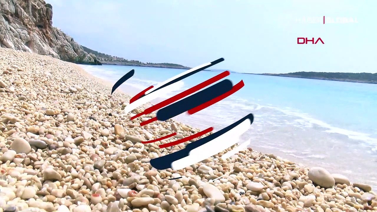 Kaputaş Plajı sessizliğe büründü