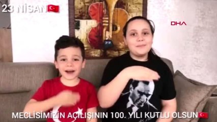 Dünyanın farklı kentlerinden 23 Nisan'ı video mesajlarla kutladılar