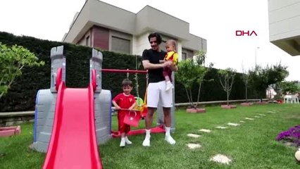 SPOR Futbolcular ve çocuklarından videolu 23 Nisan kutlamaları