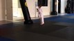 Logan Xavier 2017 12 14 Victory Martial Arts Class Punching Bag