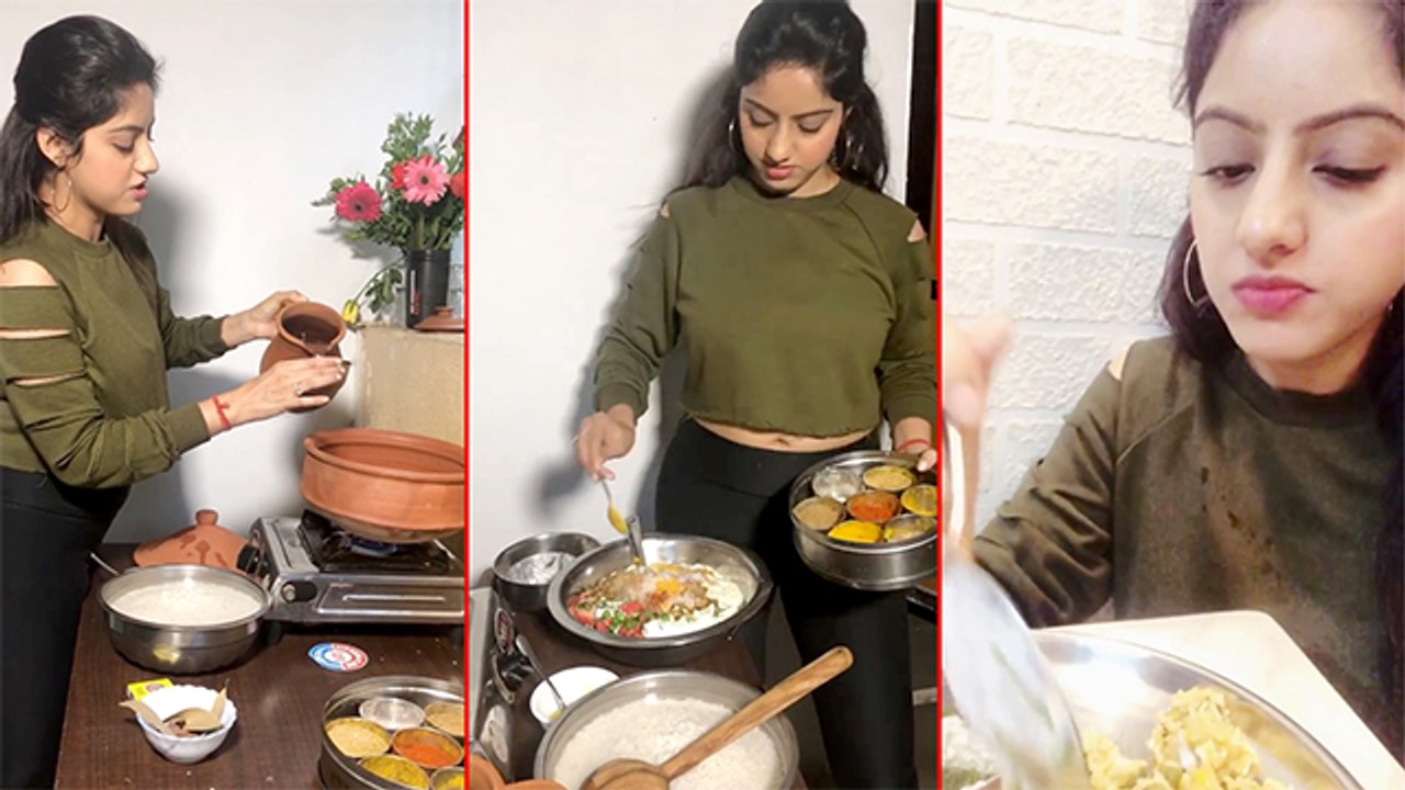 Deepika Singh Celebrate Earth Day By Making Matka Pulav