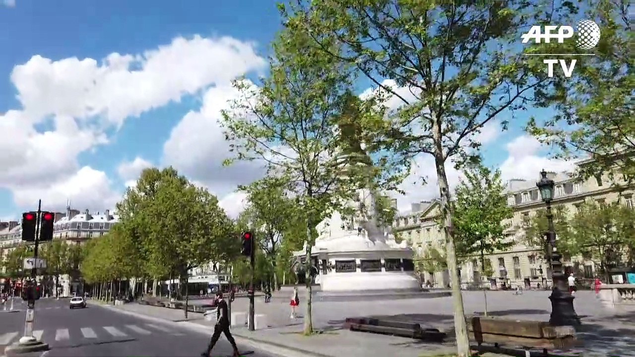 Caméra embarquée dans Paris confiné: balade dans le 3ème arrondissement