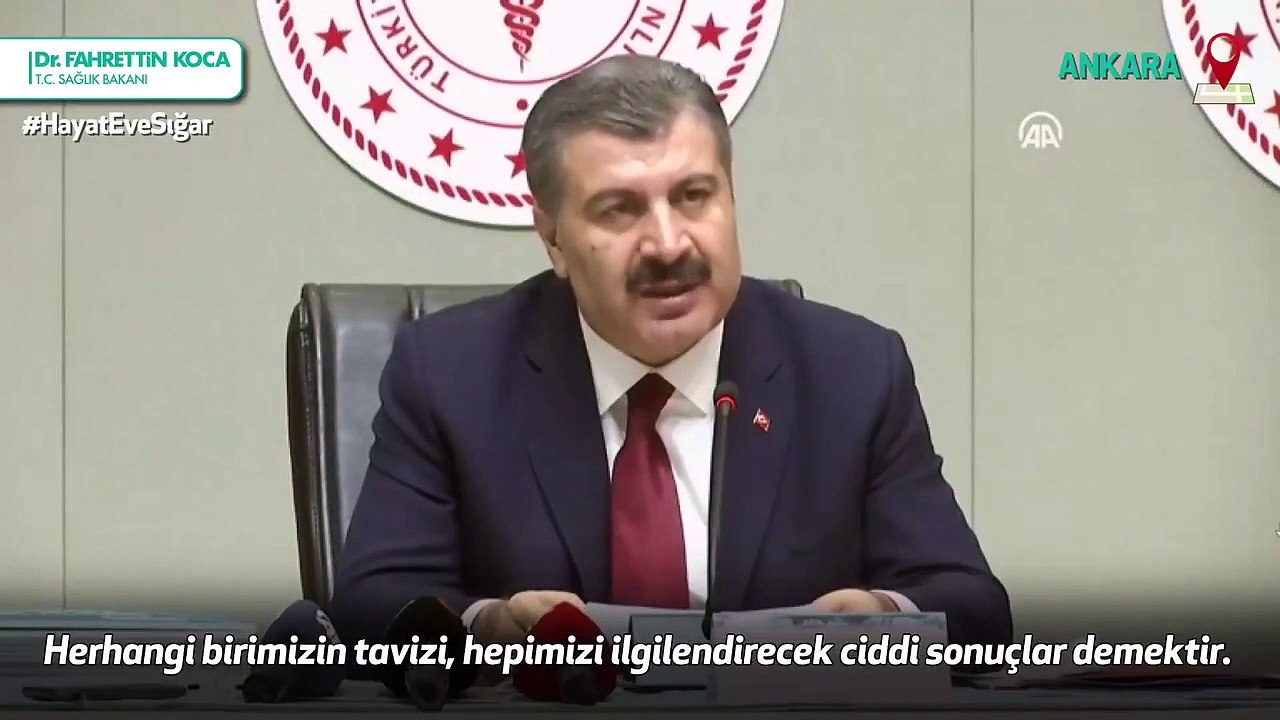 Sağlık Bakanı Açıklamaları