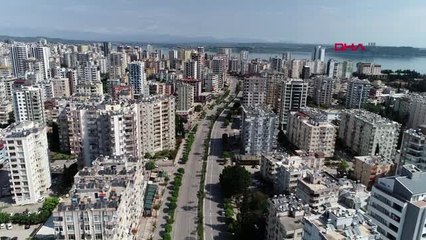 ADANA Adana'da, yasağın ilk günü cadde ve sokaklar bomboş