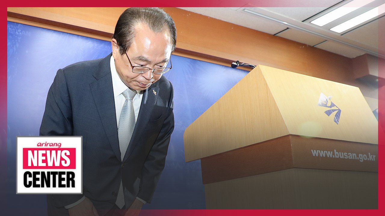Busan mayor resigns over sexual harassment allegations
