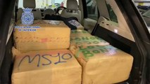La Policía interviene 300 kilos de hachís transportados en un vehículo