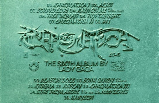 Lady Gaga unveils Chromatica album tracklisting
