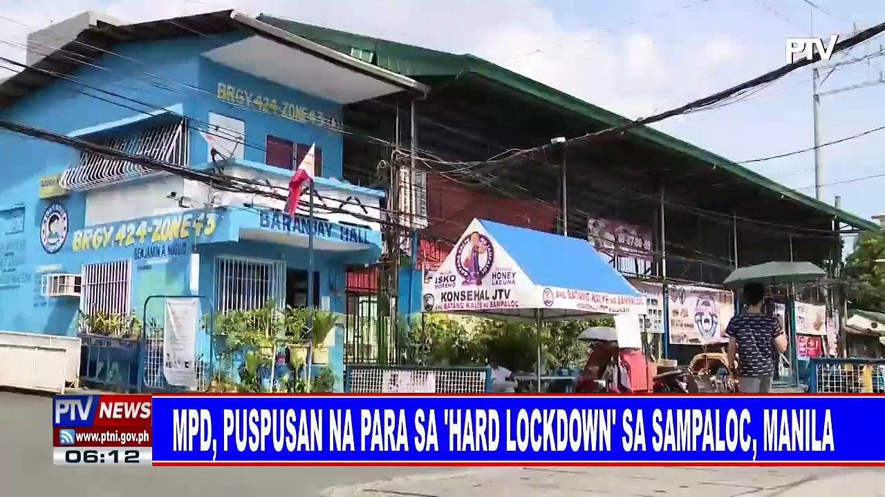 MPD, puspusan na para sa 'hard lockdown' sa Sampaloc, Manila