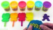 Learn Colors Play Doh Hello Kitty Popsicle with Molds Surprise Toys Marvel ooshies Fun Kids