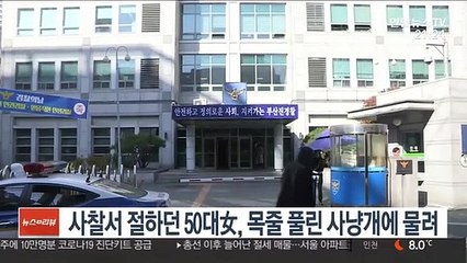 사찰서 절하던 50대 女신도, 목줄 풀린 사냥개에 물려