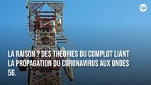 Les destructions de tours 5G augmentent à cause des théories du complot sur le Covid-19