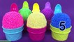 Learn Colors Ice Cream Play Foam Surprise Cups for Kids