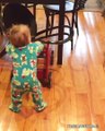 Funny Baby Walking For The First Time