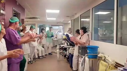 Sortie de réanimation sous les applaudissements pour un patient du CHRU de Nancy